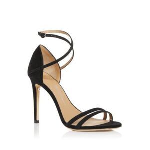 SALVATORE FERRAGAMO Womens Black Inner Heel Ines Stiletto Heeled Sandal 5 C